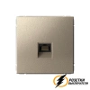 Компьютерная розетка rj45 UTP cat 5e ArtGallery шампань