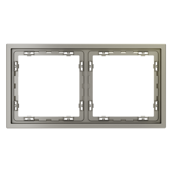 Рамка 2 местная Voltum S70 шелк VLS100203