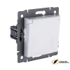 Розетка с крышкой ip41 16а 250в Kollinger Aspekt белая