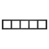 Рамка 5 местная Voltum S70 графит VLS100506