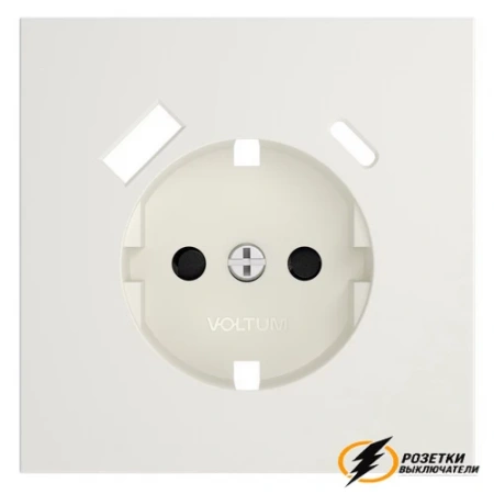 Накладка розетки зарядки тип А+C Voltum S70 хлопок VLS001012