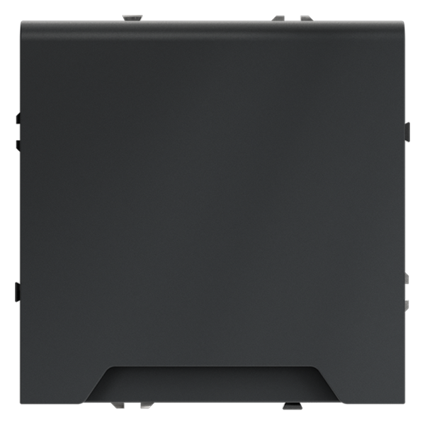 Розетка с крышкой ip40 16а 250в Voltum S70 графит VLS040306