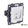 Розетка компьютерная rj45 cat 6 Kollinger Aspekt белая
