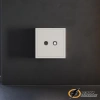 Накладка телевизионной розетки Voltum S70 хлопок VLS001612