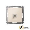 Телефонная розетка rj11 AtlasDesign бежевая