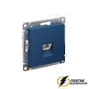 Компьютерная розетка rj45 UTP/FTP cat 5e AtlasDesign аквамарин
