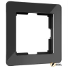 Рамка акриловая 1 местная Werkel Acrylic черный