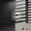 Розетка тв и интернет Voltum S70 сталь VLS060704