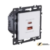Зарядка USB 2 порта А+C 6000mA 65Вт Kollinger Asthetik белая матовая