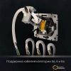 Розетка компьютерная rj45 cat 6 Werkel черная матовая