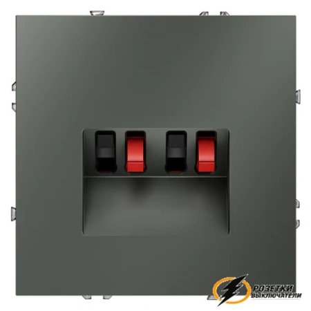Аудио розетка Voltum S70 титан VLS060305