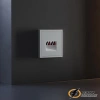 Накладка аудио розетки Voltum S70 серая VLS001515