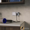 Накладка розетки с крышкой IP40 Voltum S70 серая VLS000815