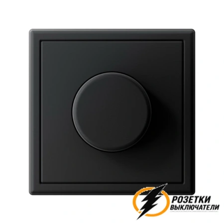Диммер поворотно-нажимной LED 3-150 Вт, 10-400 Вт ArtGallery карбон
