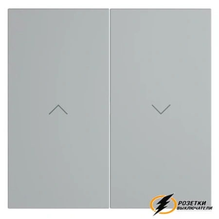 Накладка выключателя жалюзи Voltum S70 серая VLS002515