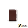 Розетка накладная с прозрачной крышкой ip54 16а 250в AtlasDesign Profi коричневая