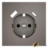 Накладка розетки зарядки тип А+C Voltum S70 капучино VLS001013