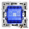 Перекрестный двухклавишный выключатель Voltum S70 титан VLS020505