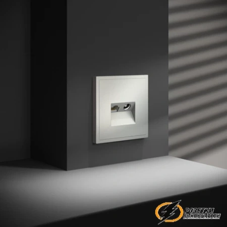 Розетка тв и интернет Voltum S70 сталь VLS060704