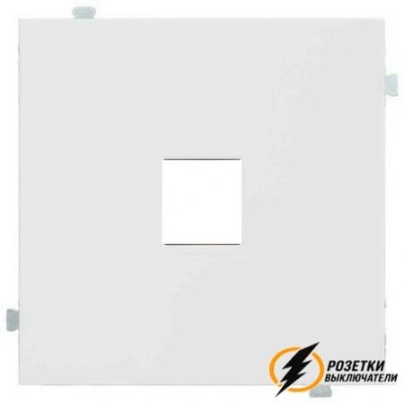 Розетка компьютерная rj45 cat 6e Rikett белый сатин