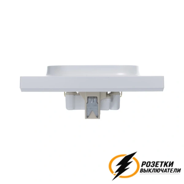 Розетка двойная с заземлением 10а 250в AtlasDesign жемчуг
