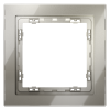 Рамка 1 местная стекло Voltum S70 шелк VLS110103