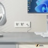 Розетка с USB зарядкой 2 порта А+C 3,0 mA Werkel белая матовая