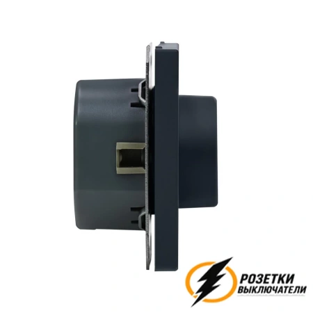 Диммер поворотно-нажимной LED 3-150 Вт, 10-400 Вт ArtGallery грифель