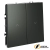 Выключатель жалюзи Voltum S70 титан VLS020705