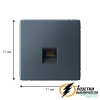 Компьютерная розетка rj45 UTP cat 5e ArtGallery грифель