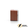 Розетка накладная двойная с прозрачной крышкой ip54 16а 250в AtlasDesign Profi террактовая
