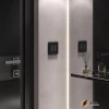 Рамка пластиковая 1 местная Werkel Slab черный софт
