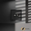 Розетка тв и интернет Voltum S70 черный VLS060707