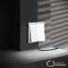Вывод под кабель Voltum S70 белый матовый VLS080201