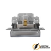 Розетка с прозрачной крышкой ip44 16а 250в AtlasDesign белая