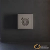 Накладка розетки зарядки тип А+C Voltum S70 капучино VLS001013