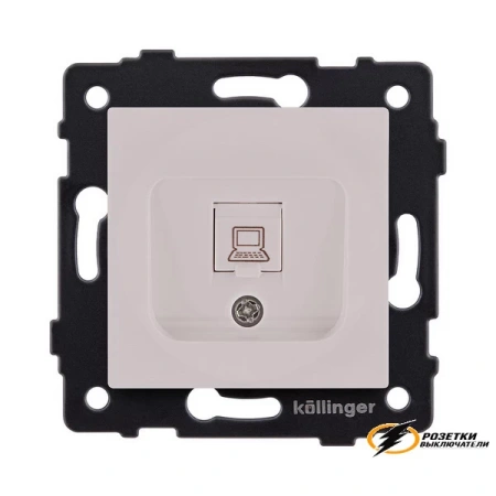 Розетка компьютерная rj45 cat 6 Kollinger Aspekt кашемир