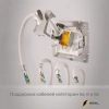 Розетка компьютерная rj45 cat 6 Werkel белая матовая
