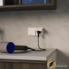 Накладка розетки с крышкой IP40 Voltum S70 хлопок VLS000812