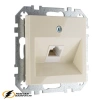 Розетка компьютерная rj45 cat 6 Liregus Epsilon-Retro бежевая