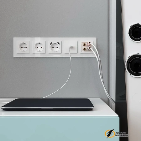 Розетка HDMI Werkel белая