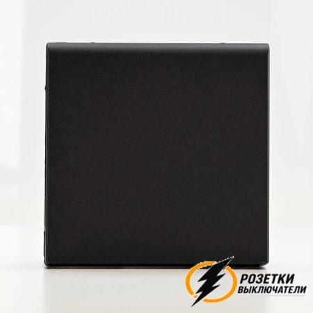 Розетка крышкой ip20 16а 250в ArtGallery базальт