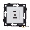 Зарядка USB 2 порта А+C 3000mA 20Вт Kollinger Aspekt белая