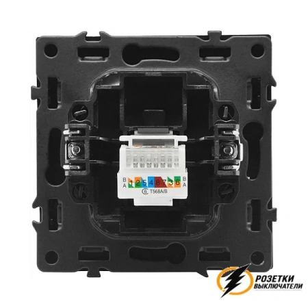 Розетка компьютерная rj45 cat 6 Brionilux G кашемир матовая