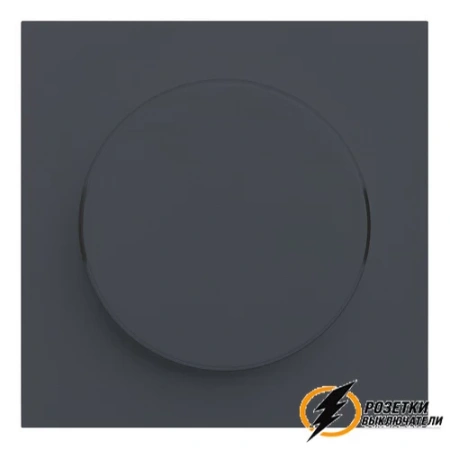 Диммер поворотно-нажимной с Wi-Fi 5-250Вт Rikett базальт