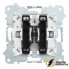 Выключатель жалюзи Rikett платина