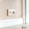 Накладка для двойной розетки Еthernet RJ-45 айвори акрил