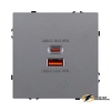 Зарядка USB 2 порта А+C 6000mA 65Вт Kollinger Eclipse серая