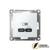 Зарядка USB 1 порт C 3,2 mA AtlasDesign белая