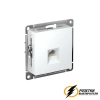 Компьютерная розетка rj45 UTP/FTP cat 5e AtlasDesign белая